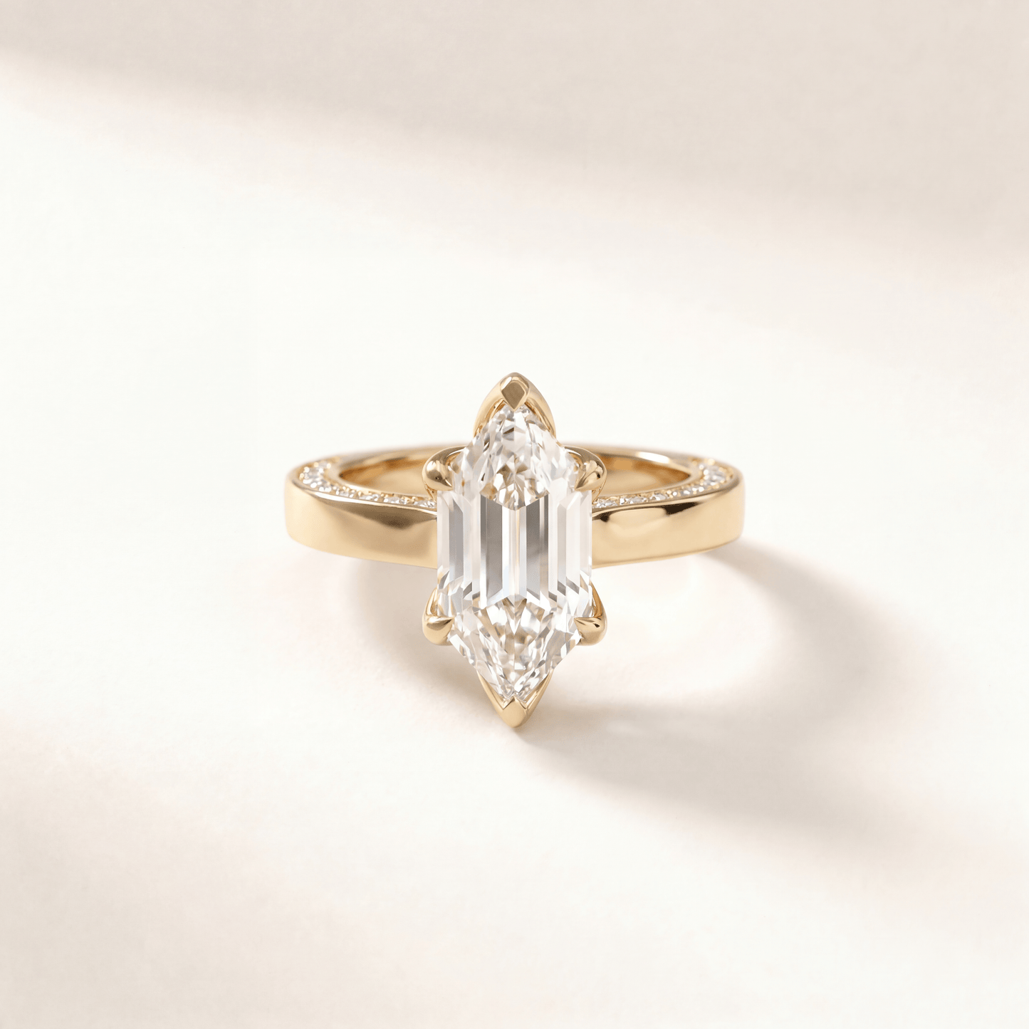 Dutch Marquise Tulip Hidden Pave