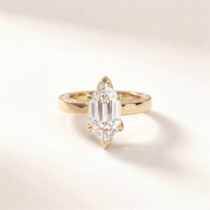 Dutch Marquise Tulip Hidden Pave