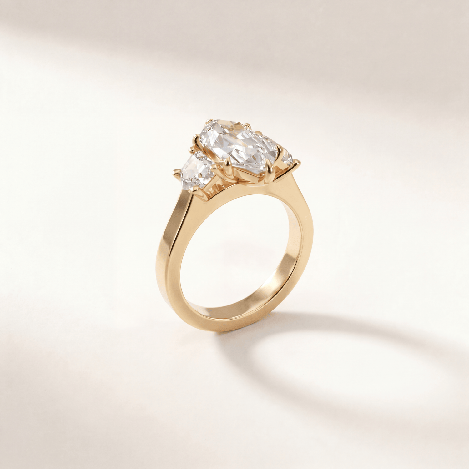 Dutch Marquise Three Stone