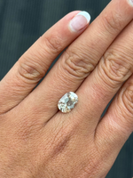 3.03ct old mine cushion champagne diamond, K colour VS2, alternate view