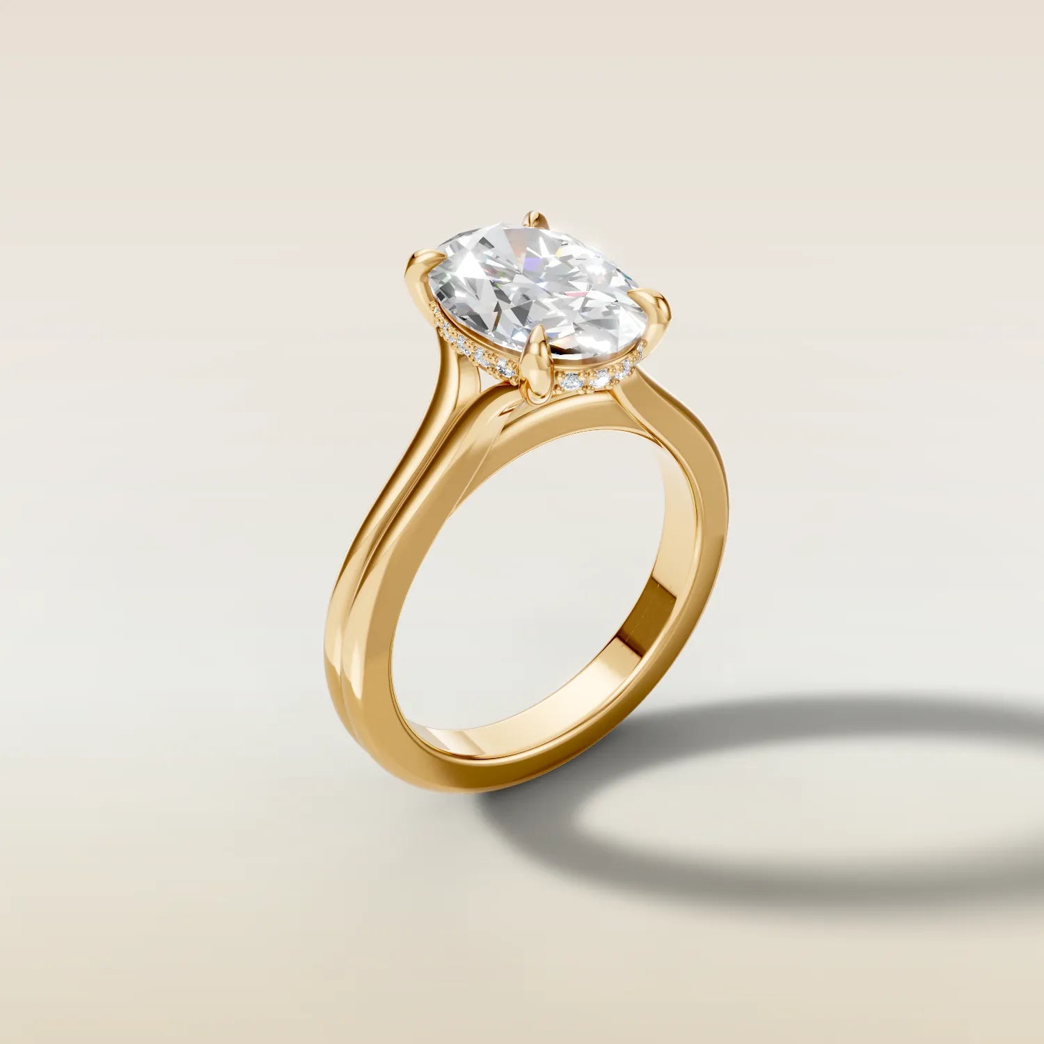 Oval Hidden Hale Double Band