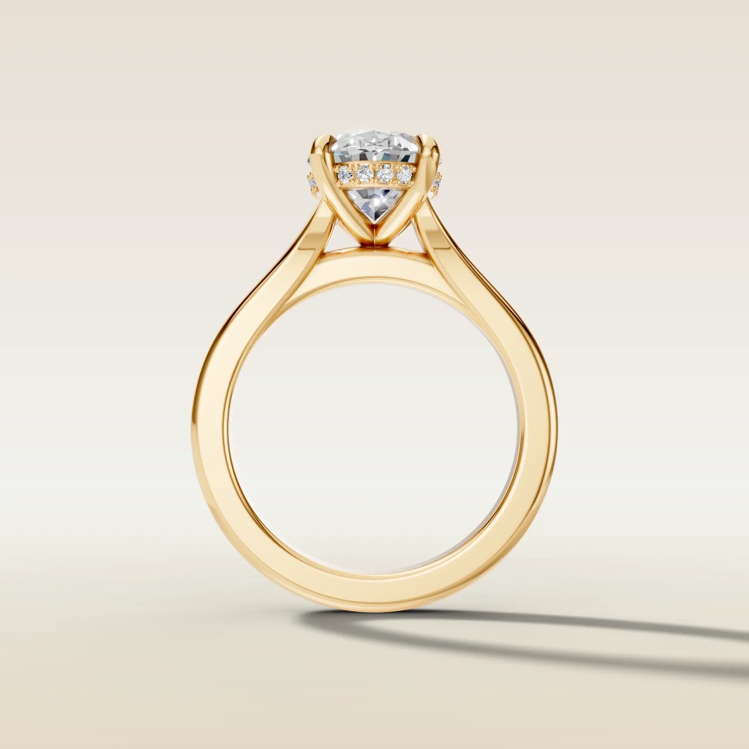 Oval Hidden Hale Double Band