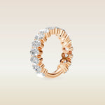 Oval Shaped 3/4 Eternity Band, view 9
