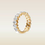 Oval Shaped 3/4 Eternity Band, view 1