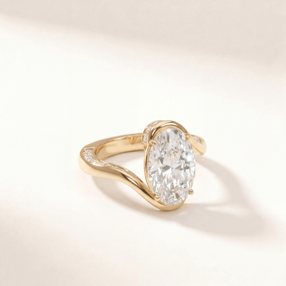 Oval Bypass Hidden Pave