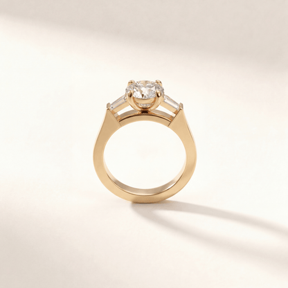 Oval Three Stone Classic