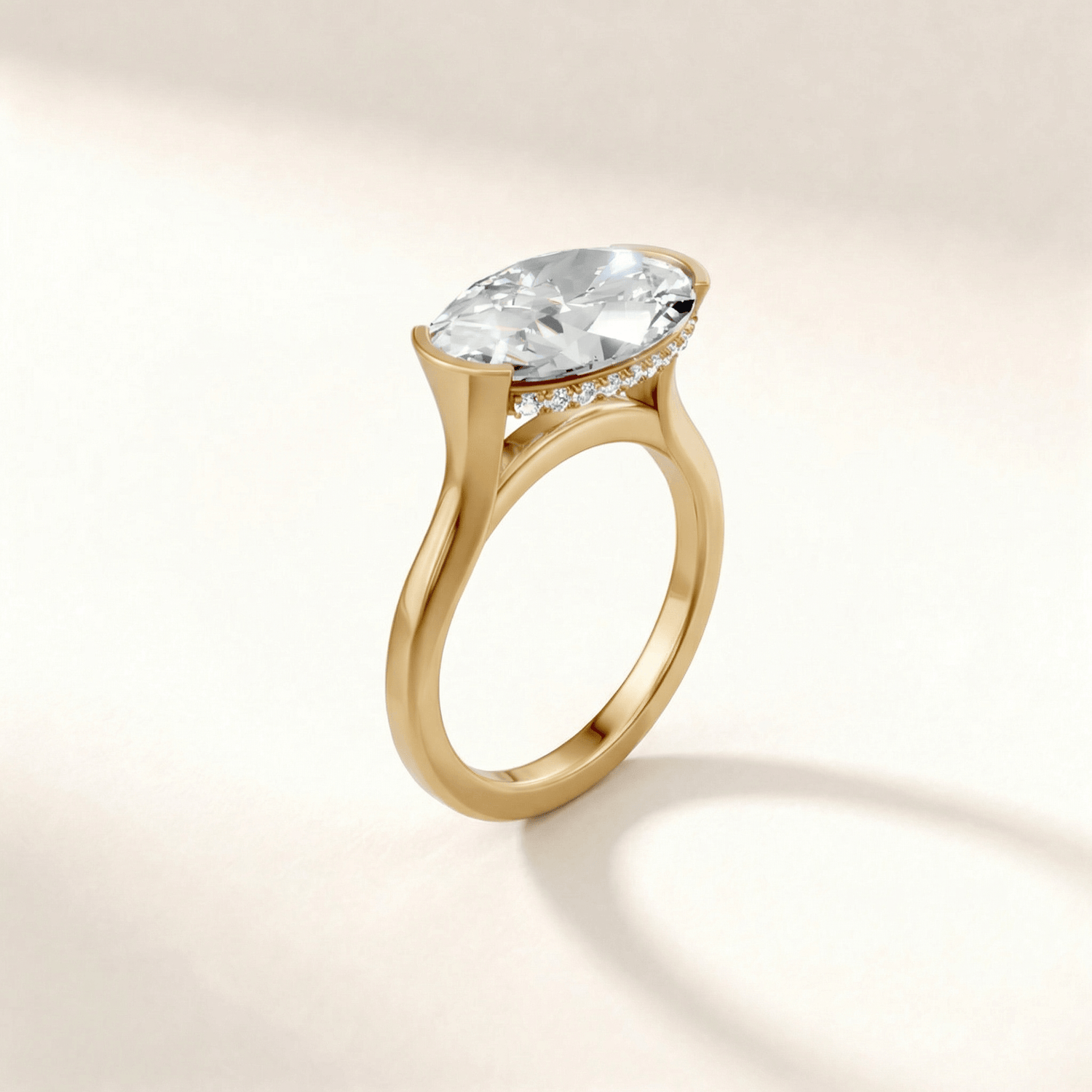 Half Bezel with Hidden Halo