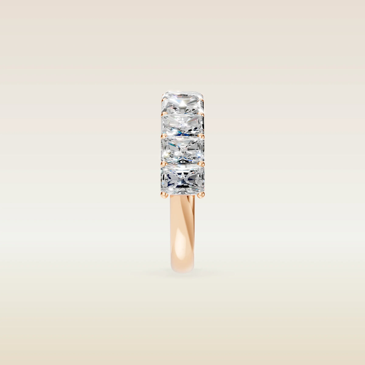 Radiant Half Eternity Band, view 11