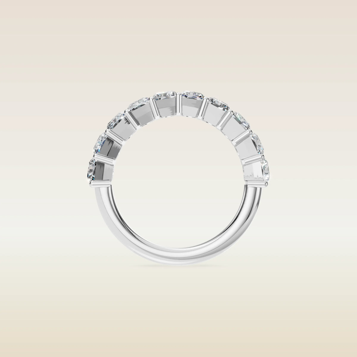 Radiant Half Eternity Band, view 6