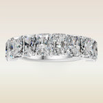 Radiant Half Eternity Band, view 8