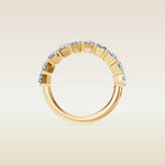 Radiant Half Eternity Band, view 2