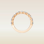 Round Half Eternity Band, view 10