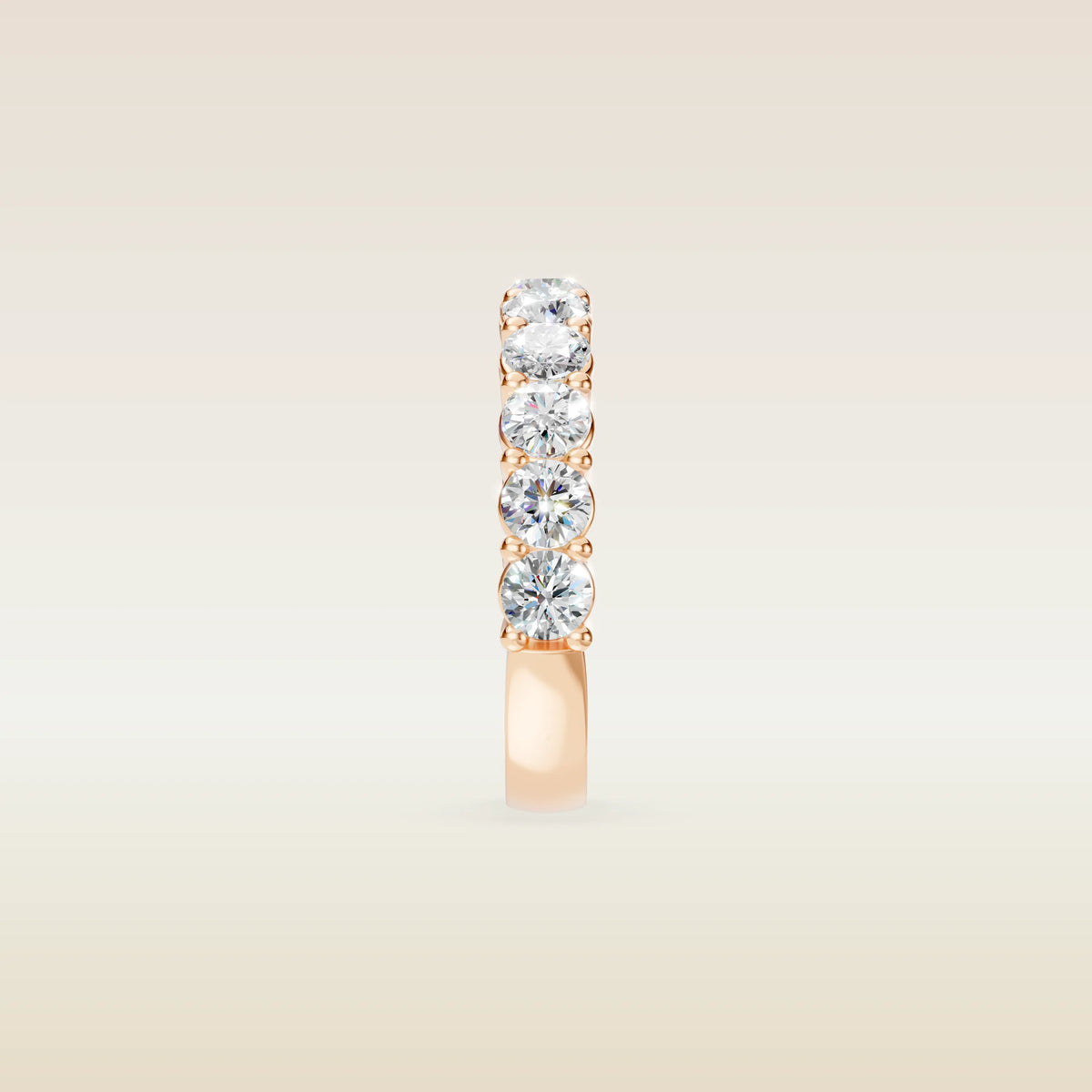 Round Half Eternity Band, view 11