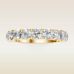 Round Half Eternity Band, view 4