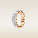 Radiant Shaped 3/4 Eternity Band, view 9