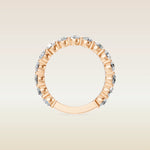 Round Shaped 3/4 Eternity Band, view 10