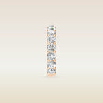 Round Shaped 3/4 Eternity Band, view 11