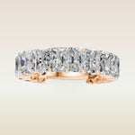 Radiant Shaped 3/4 Eternity Band, view 12