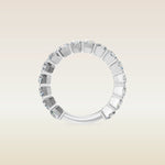Radiant Shaped 3/4 Eternity Band, view 6