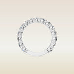 Round Shaped 3/4 Eternity Band, view 6