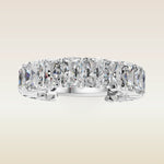 Radiant Shaped 3/4 Eternity Band, view 8