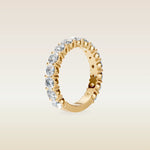 Round Shaped 3/4 Eternity Band, view 1