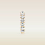 Round Shaped 3/4 Eternity Band, view 3