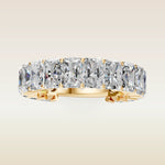 Radiant Shaped 3/4 Eternity Band, view 4