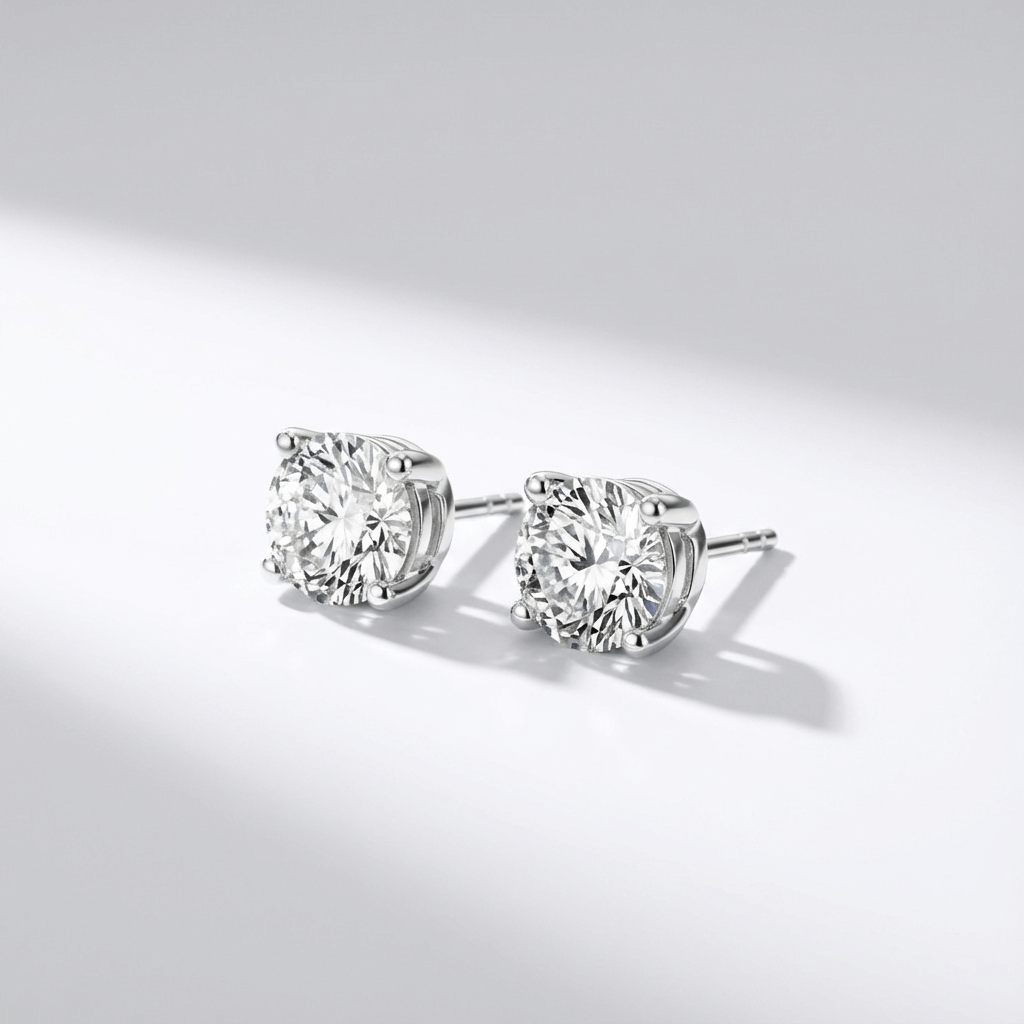 Diamond Stud Earrings