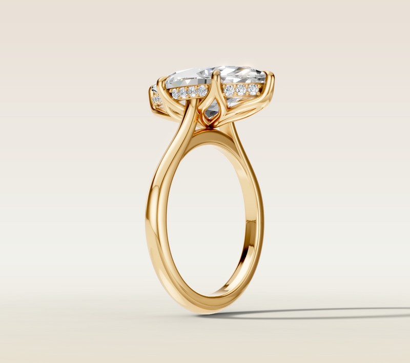 4 petal Marquise top view