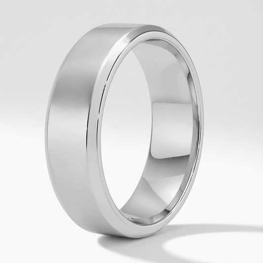 Flat Wedding Band