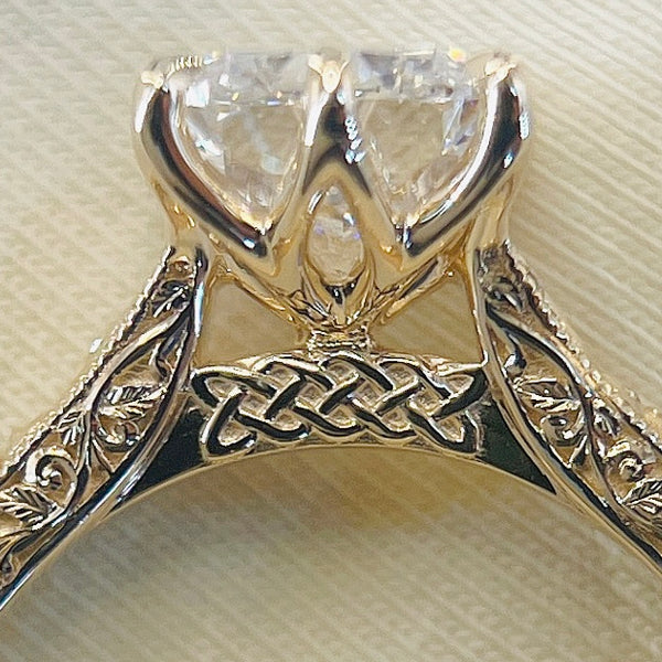 Celtic Knot engraving, on the bridge