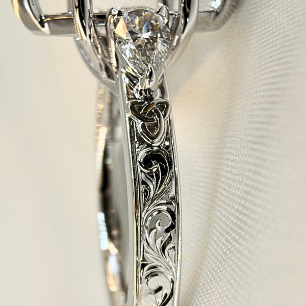 Celtic Knot + Scroll