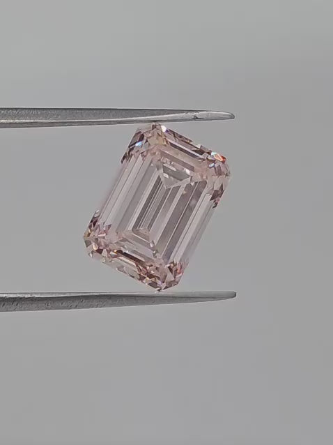 4.01ct Emerald Pink Lab Diamond video