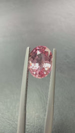 Natural 3.34ct Oval Padparadscha Sapphire, video
