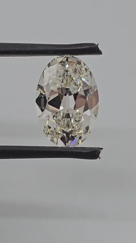 3.01ct Old Mine Oval Lab Diamond
