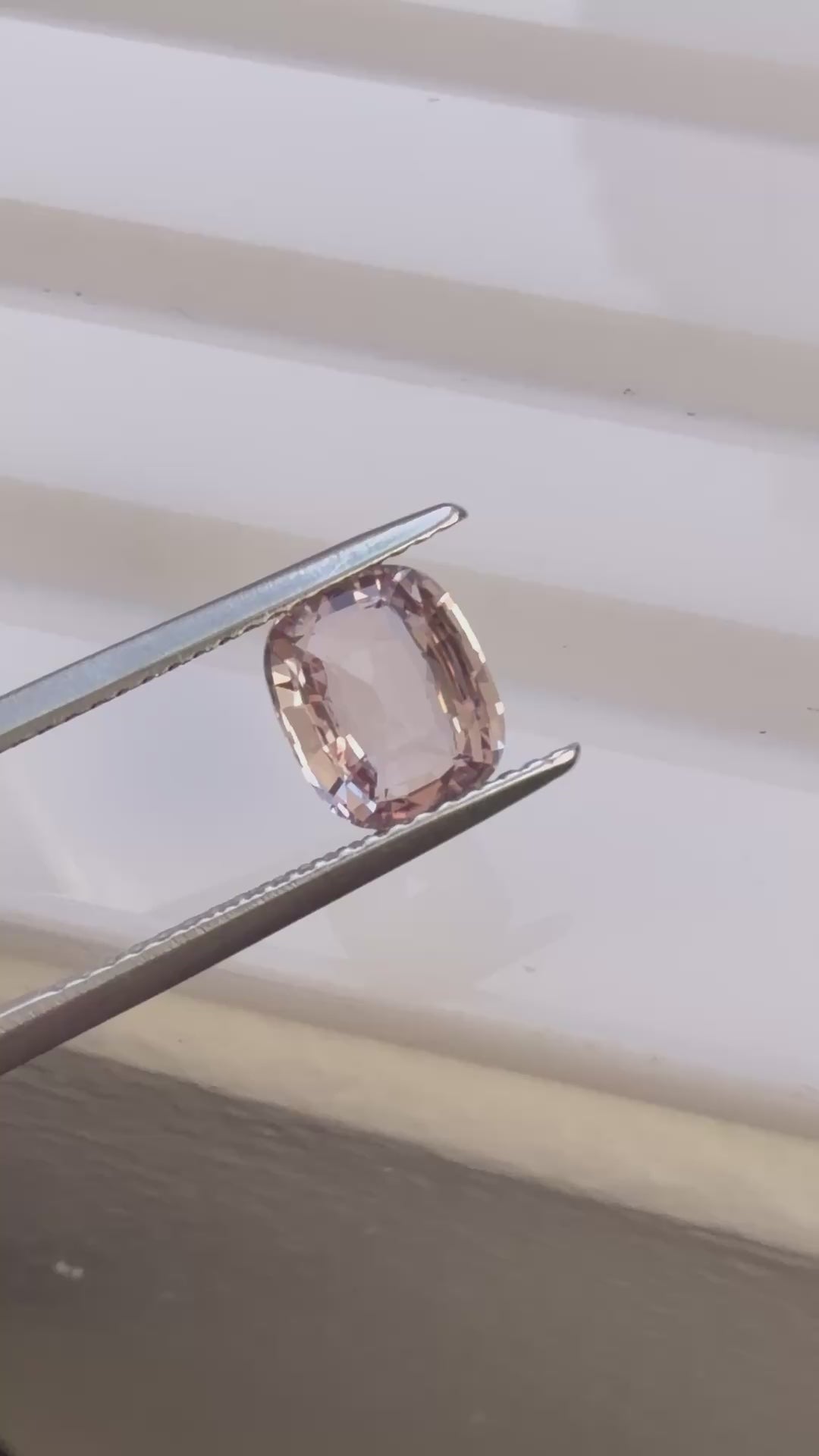 Natural 1.74ct Cushion Light Pink Sapphire, video