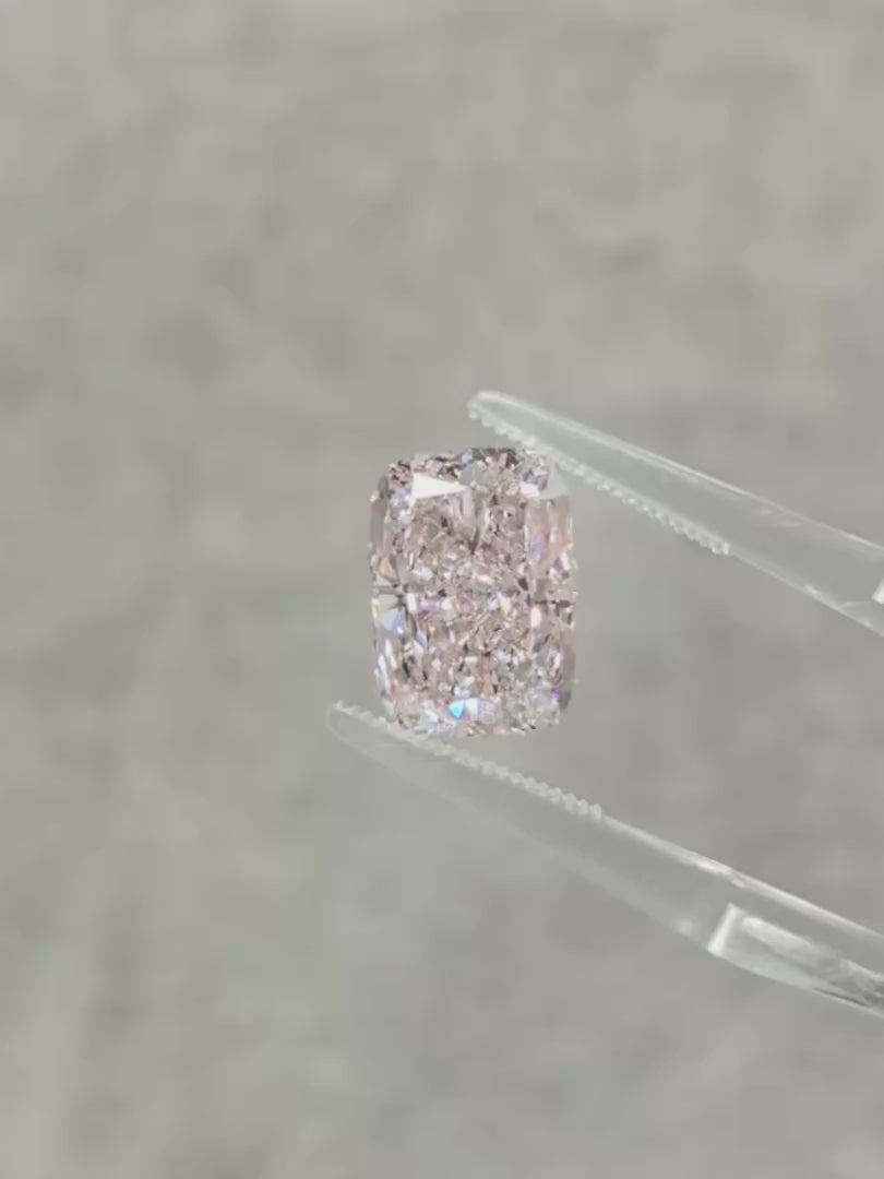 4.25ct Cushion Pink Lab Diamond video