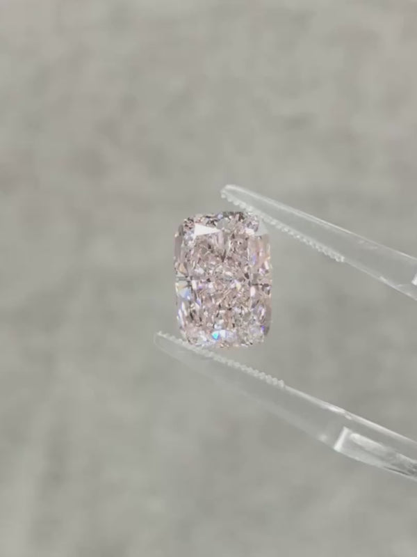 4.25ct Cushion Pink Lab Diamond
