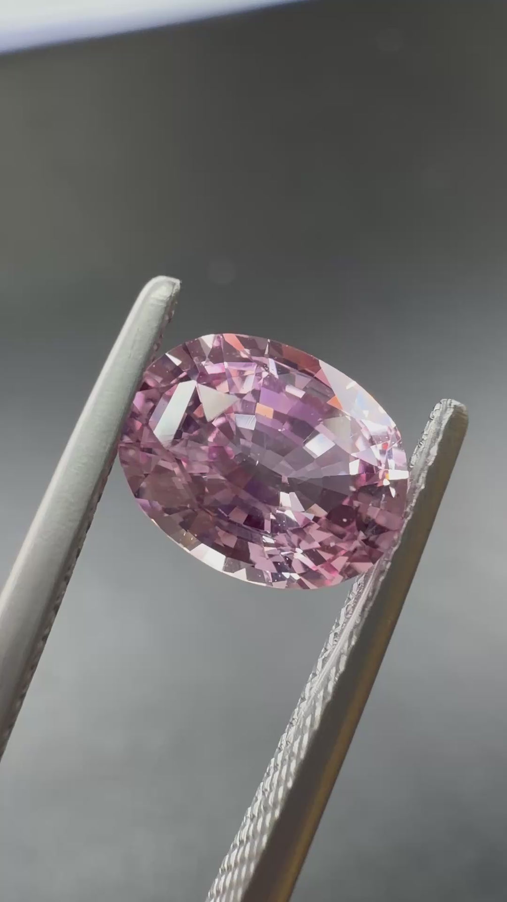 Natural 2.08ct Oval Pink Sapphire, video