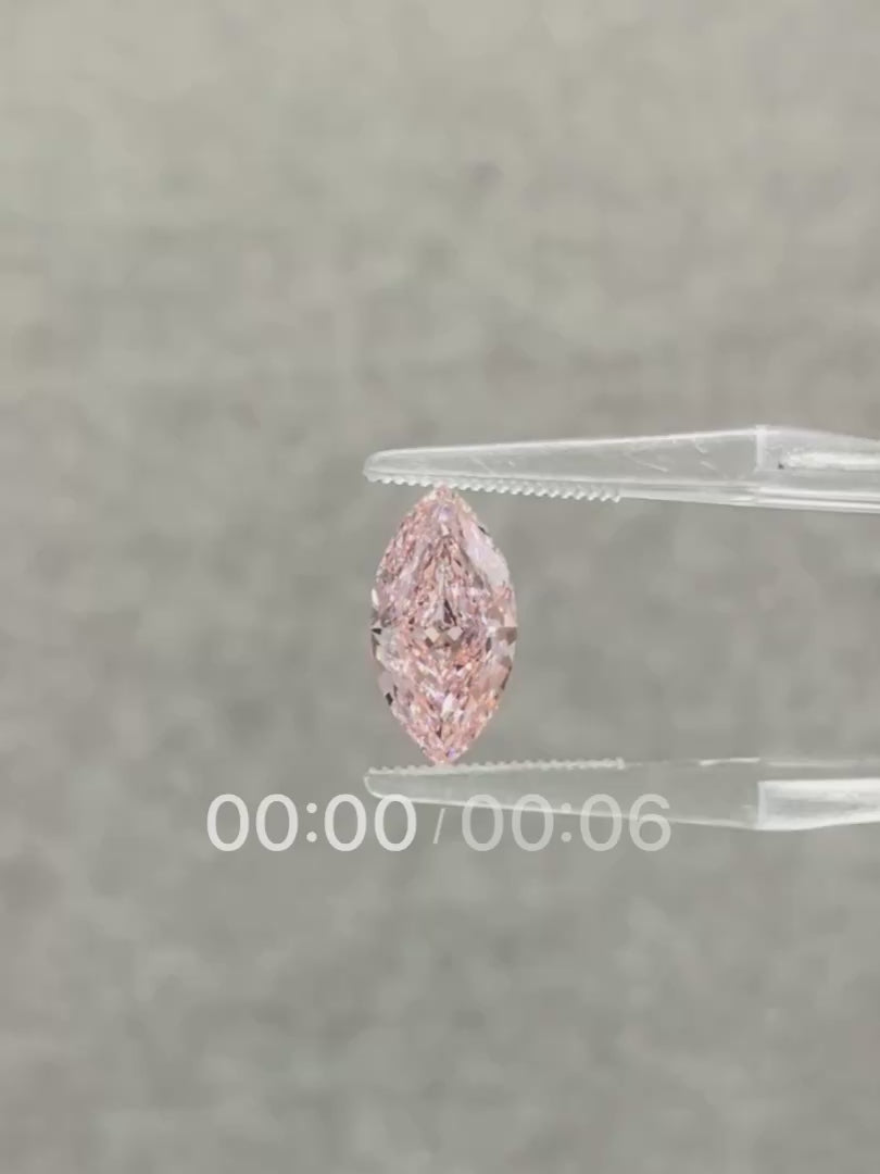 2.55ct Marquise Pink Diamond video